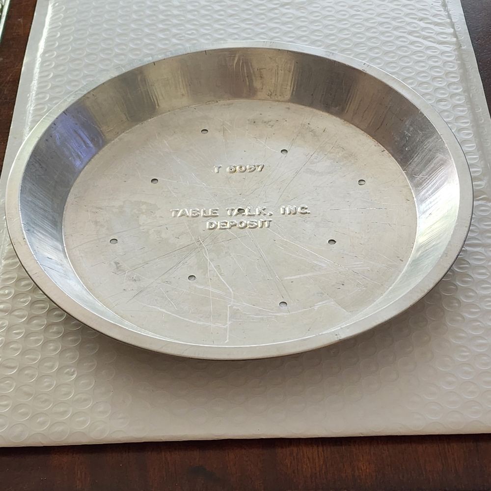 Silver Pie Pan